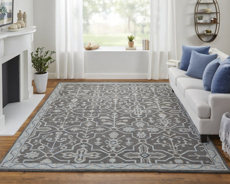 Feizy Fallon Traditional Oriental - Taupe/Gray Area Rug