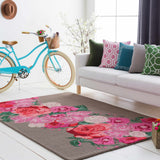 Murdoch Blue Geometric Pattern Throw Pillow - Clearance