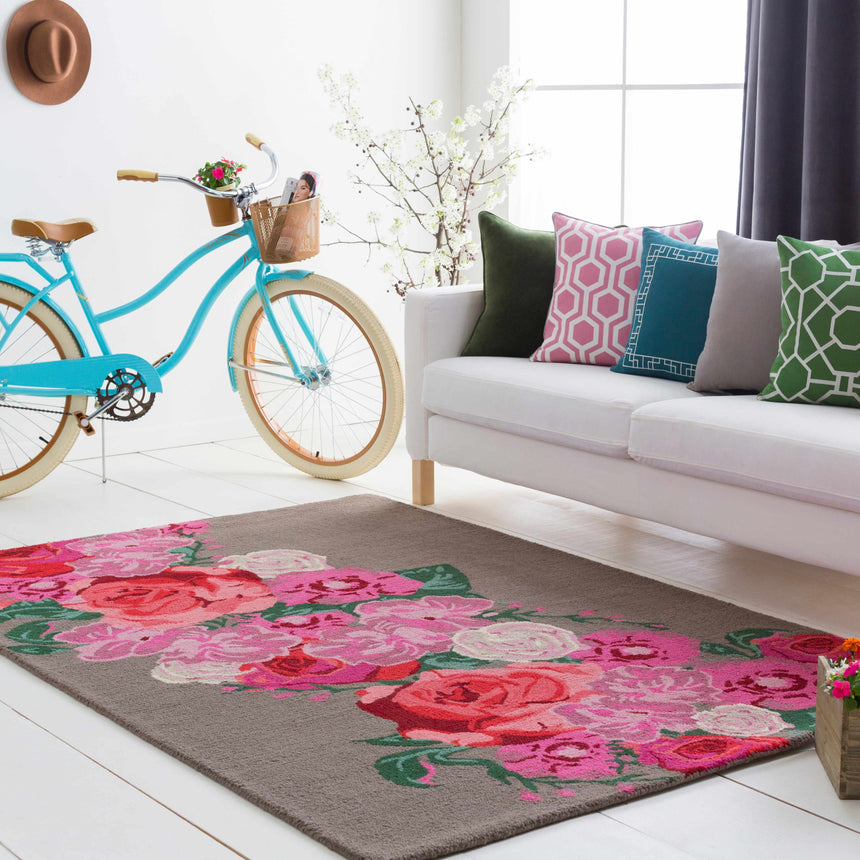 Murdoch Blue Geometric Pattern Throw Pillow - Clearance