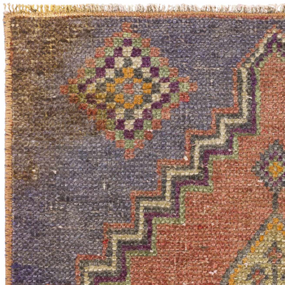Unique Hand Knotted Small 1'8" x 3'2" Rug