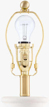 White Ceramic Table Lamp with Cone Shade