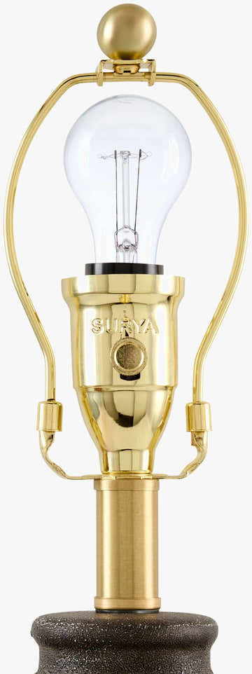 Rich Orange Traditional Table Lamp with rattan details for bedside or console tables