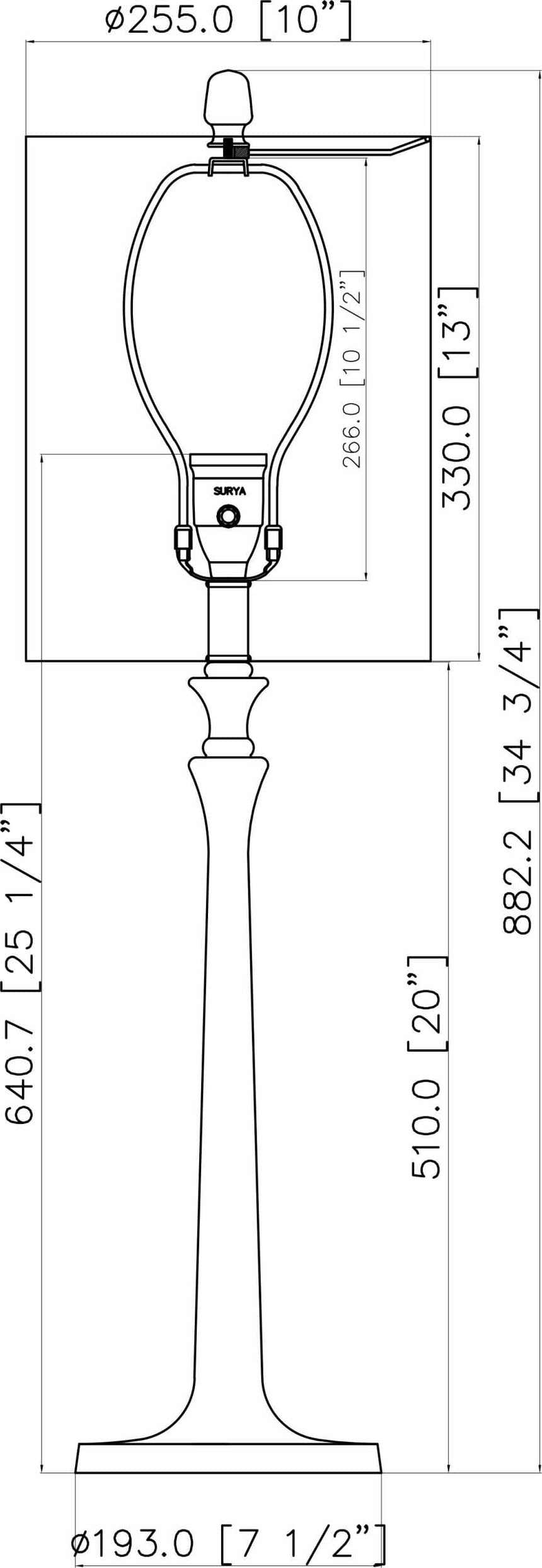 Malysheva White Table Lamp