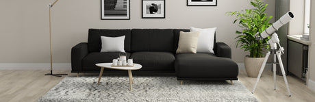 Feizy Harlington Modern Solid - White Area Rug - Clearance