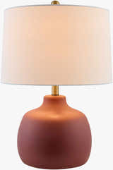 Tribaldos Brick Red Table Lamp