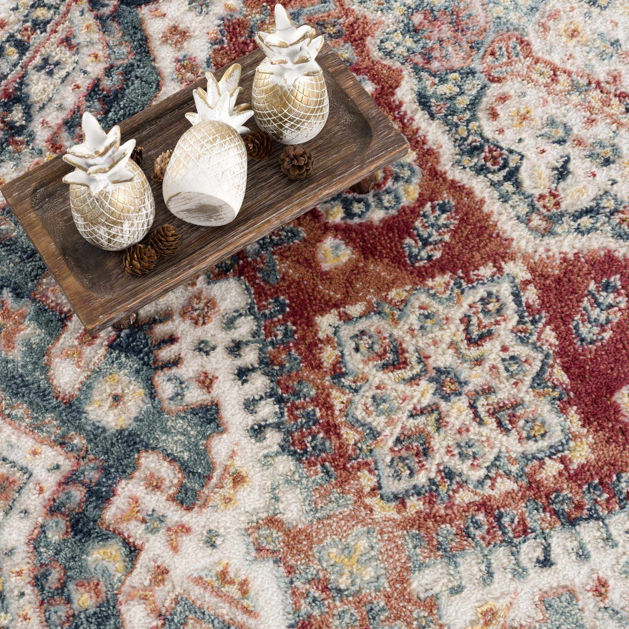 Brend Rust Medallion Area Rug - Clearance – Boutique Rugs