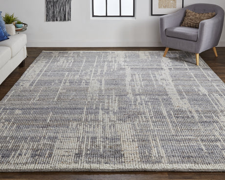 Feizy Alford Modern Abstract - Gray/Ivory/Taupe Area Rug