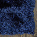 Feizy Indochine Modern Solid - Blue/Black Area Rug