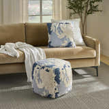 Mina Victory Lifestyle Rc039 Blue Indoor Poufs