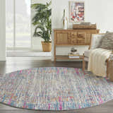 Nourison Passion Ivory Multicolor Modern Indoor Area Rug