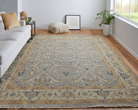 Feizy Corbitt Traditional Oriental - Gray/Gold Area Rug
