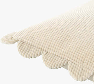 Ludala Ivory Cotton Throw Pillow