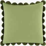 Zacao Olive Cotton Throw Pillow