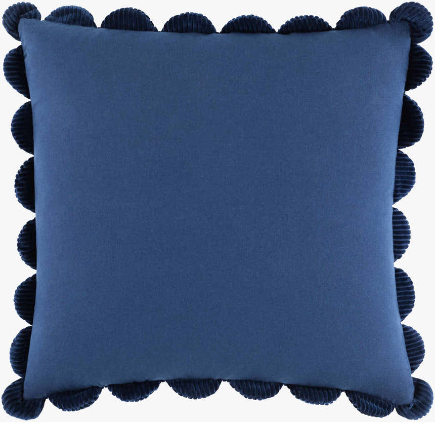 Sadai Blue Cotton Throw Pillow