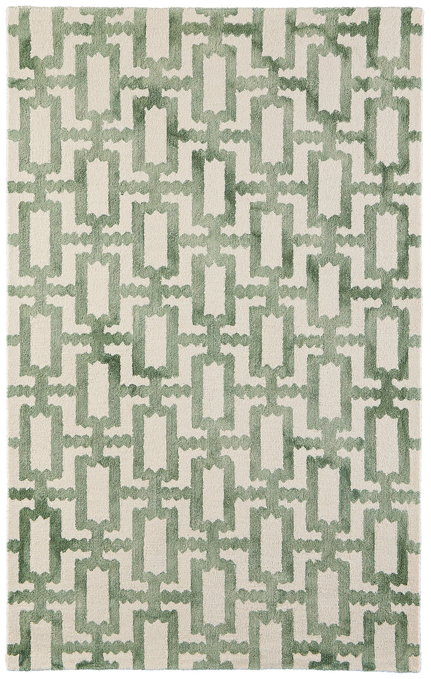 Feizy Lorrain Green Area Rug