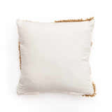 Rudex Ivory Geometric Diamond Rustic Polyester Accent Pillow - Clearance