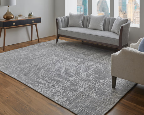 Feizy Eastfield Modern Abstract - Gray Area Rug