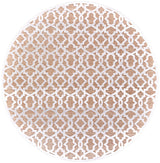 Feizy Saphir Mira Modern Geometric - Pink/White Area Rug - Clearance