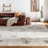 Causip Brown Square Throw Pillow - Clearance