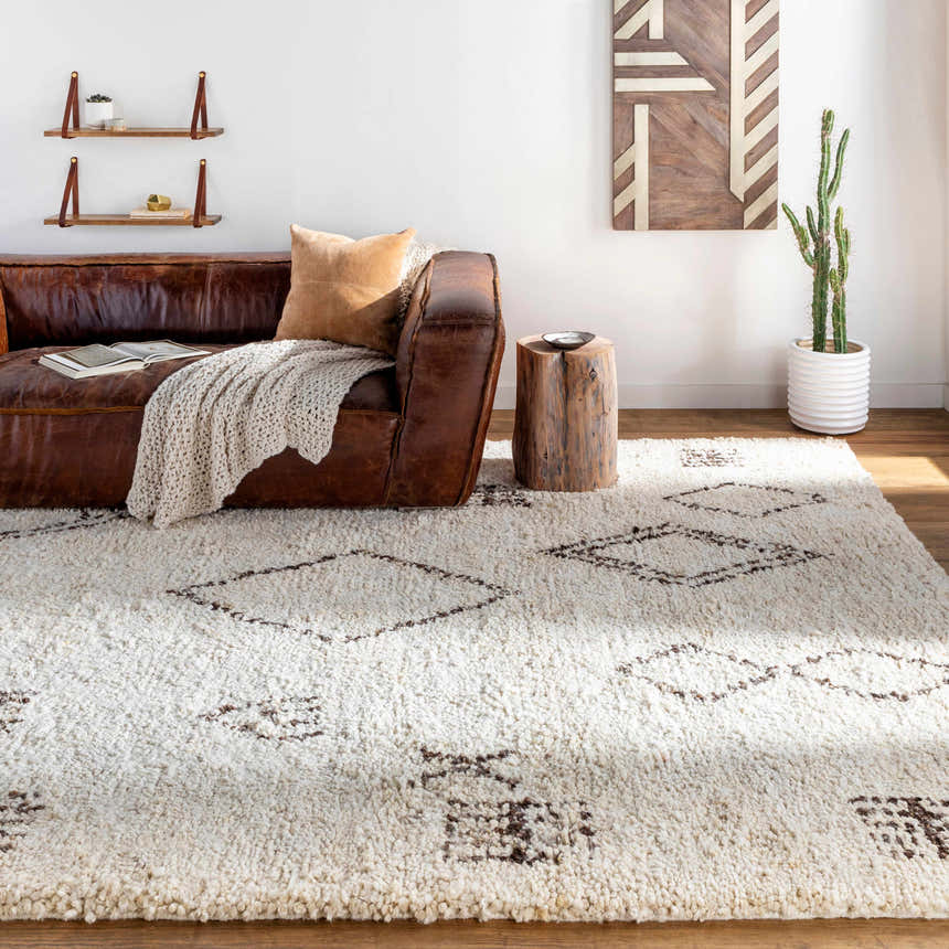 Causip Brown Square Throw Pillow - Clearance