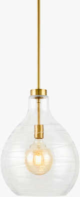 Montbazin Metallic - Brass Pendant