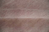 Contemporary Custom Made Modern Solid Peach Hand knotted Wool Area Rug