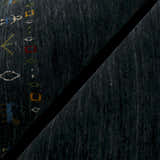 Contemporary Design Charcoal Hand Loomed Wool Area Rug