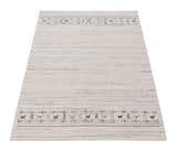 Contemporary Ivory Design Hand Loomed Wool Rug