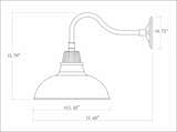 Ududumbara Black Outdoor Wall Sconce