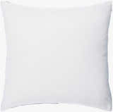 Arbex Black and Off White Botanical Color Block Modern Cotton Accent Pillow - Clearance