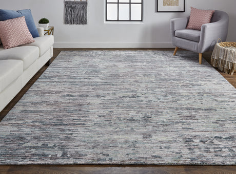 Feizy Conroe Modern Abstract - Blue/Gray Area Rug