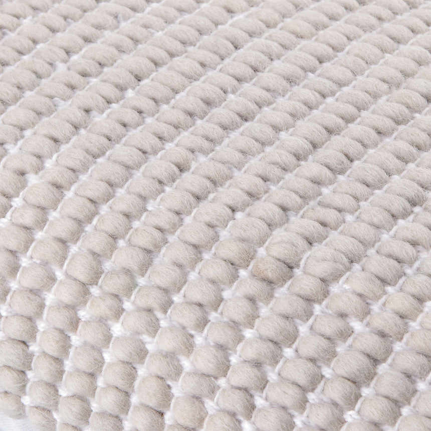 Trory Beige Throw Pillow