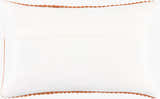 Trory Burnt Orange Throw Pillow