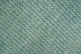 Custom Made Blue and Beige Stripes Design Contemporary Hand Knotted wool Area Rug