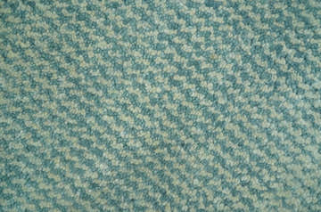 Custom Made Blue and Beige Stripes Design Contemporary Hand Knotted wool Area Rug