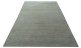 Custom Made Contemporary Blue and Brown Hand Knotted wool Area Rug