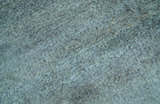Custom Made Contemporary Solid Blueish Silver Hand knotted wool Area Rug