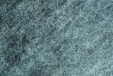 Custom Made Contemporary Solid Plush Steel Blue Hand Knotted Wool Rug