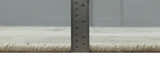 Custom Made Earthy Hand Knotted Ivory, Charcoal and Beige Wool Area Rug