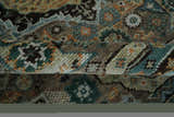 Custom Made Hand Knotted Brown, Black and Silver Traditional Wool Rug