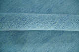 Custom Made Hand Tufted Solid Plane Light Blue Woolen wool Area Rug