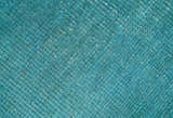 Custom Made Modern Solid Overdyed Blue Hand Knotted Wool Area Rug