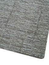 Custom Made Modern Style Brown Hand Tufted Wool Rug