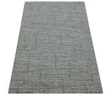 Custom Made Modern Style Brown Hand Tufted Wool Rug
