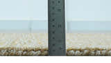 Custom Made Modern Style Hand Tufted Mustard and Brown Wool Rug