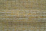 Custom Made Modern Style Hand Tufted Mustard and Brown Wool Rug