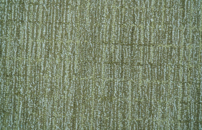 Custom Made Olive and Beige Modern Style Hand Tufted Wool Rug