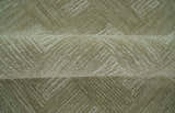 Custom Made Olive and Ivory Modern Geometrical Hand Tufted wool rug