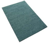 Custom Made shades of Sea Blue Contemporary Hand Knotted Wool area Rug