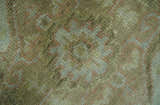 Dune Custom Made Silver, Olive and Peach Hand Knotted Traditional wool Rug